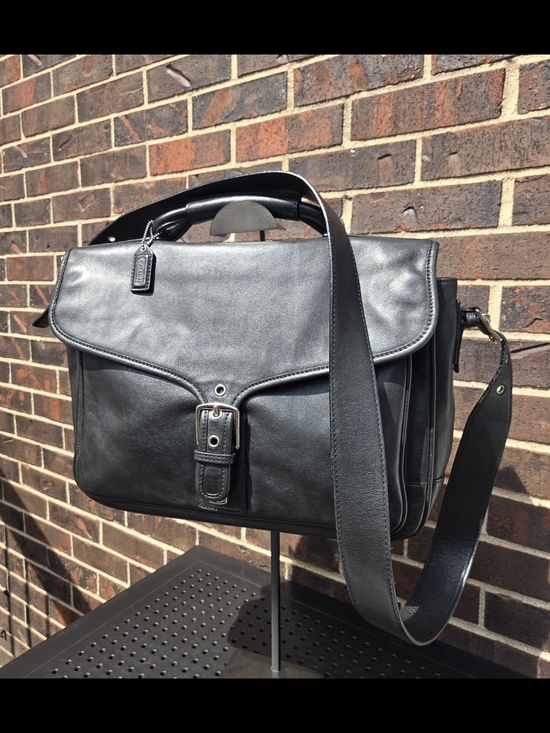 Coach Other - Vtg Coach Logan Leather Commuter Messenger Bag Briefcase Black 5238 Y2k Soho